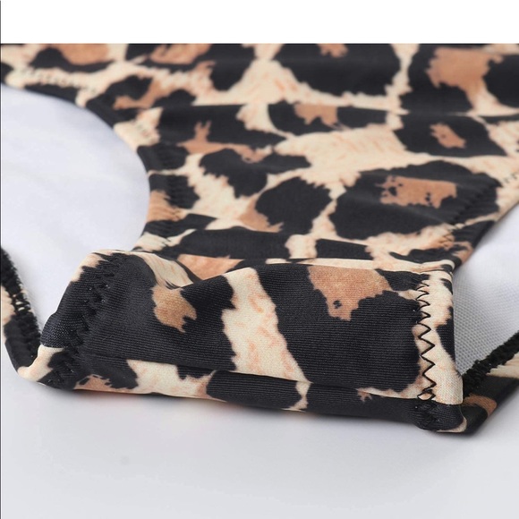 RUUHEE Women Criss Cross High Waisted String Floral Printed 2 Piece Bathing Suit - Picture 2 of 5